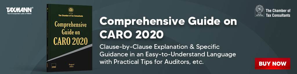 CTC X Taxmann's Comprehensive Guide on CARO 2020